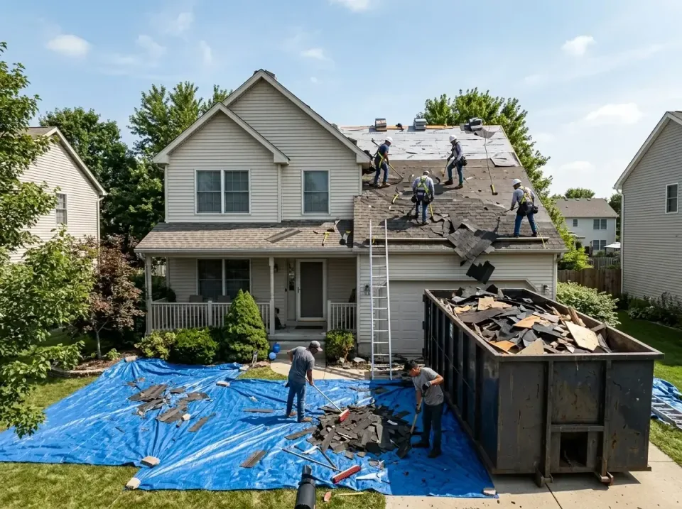 roof-replacement-debris-remova-004 — frequently asked questions, Cheapest Dumpster Rentals in Pinson, AL